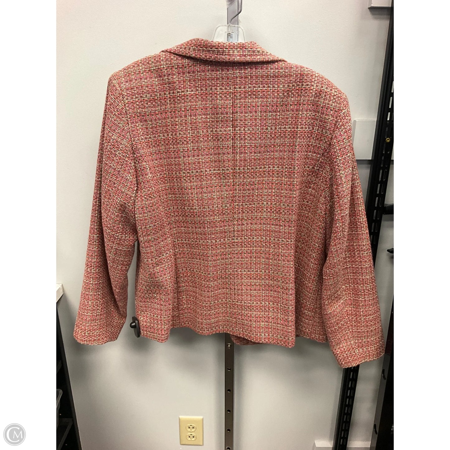 Blazer By Appleseeds In Orange & Pink, Size: 18