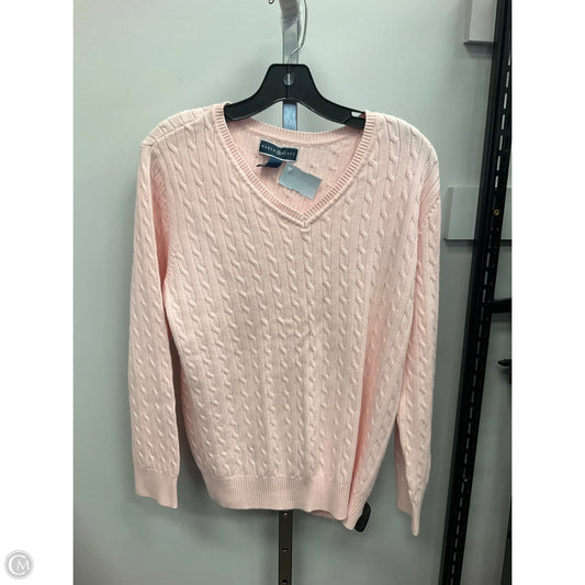 Sweater By Karen Scott In Pink, Size: Xl
