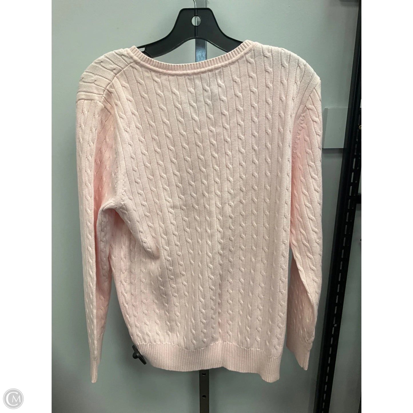 Sweater By Karen Scott In Pink, Size: Xl