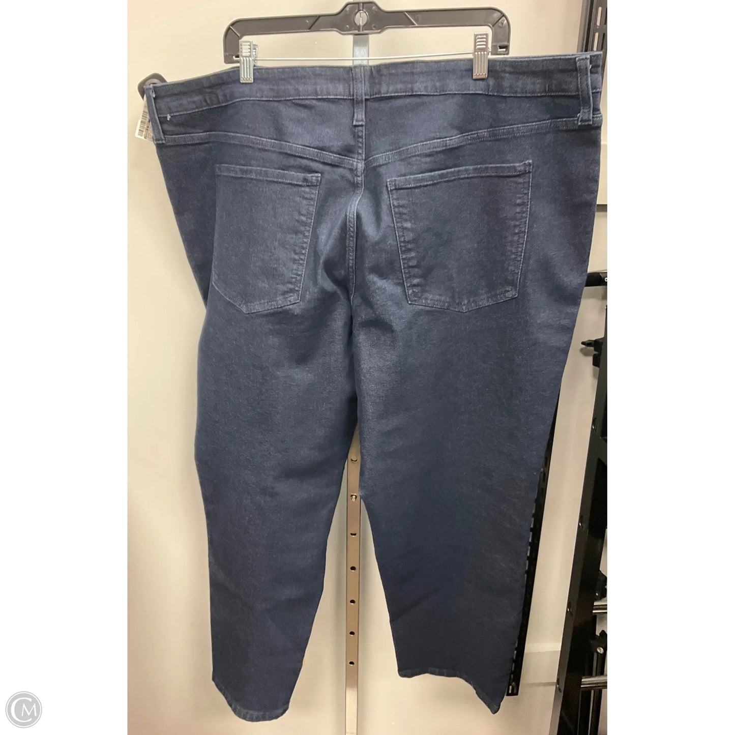 Jeans Straight By Terra & Sky In Blue Denim, Size: 24