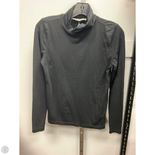 Top Long Sleeve Basic By Loft In Black, Size: S
