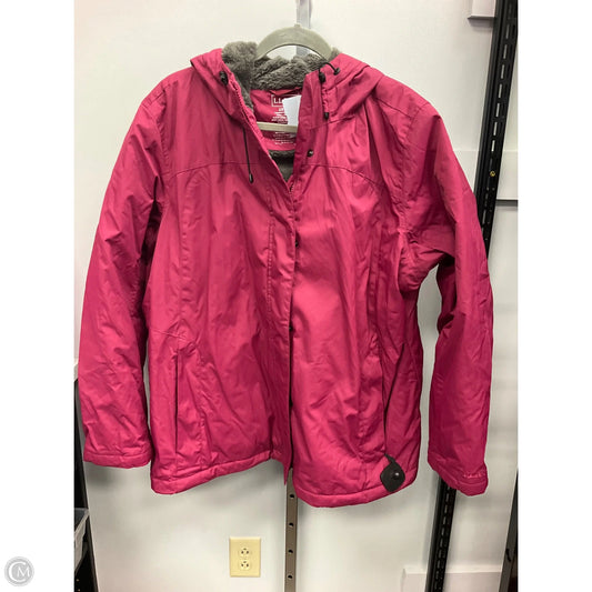 Coat Parka By L.l. Bean In Pink, Size: 2x