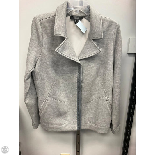 Blazer By Dennis Basso Qvc In Grey, Size: L