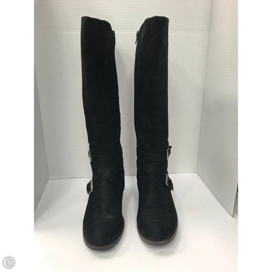 Boots Knee Heels By White Mountain In Black, Size: 9