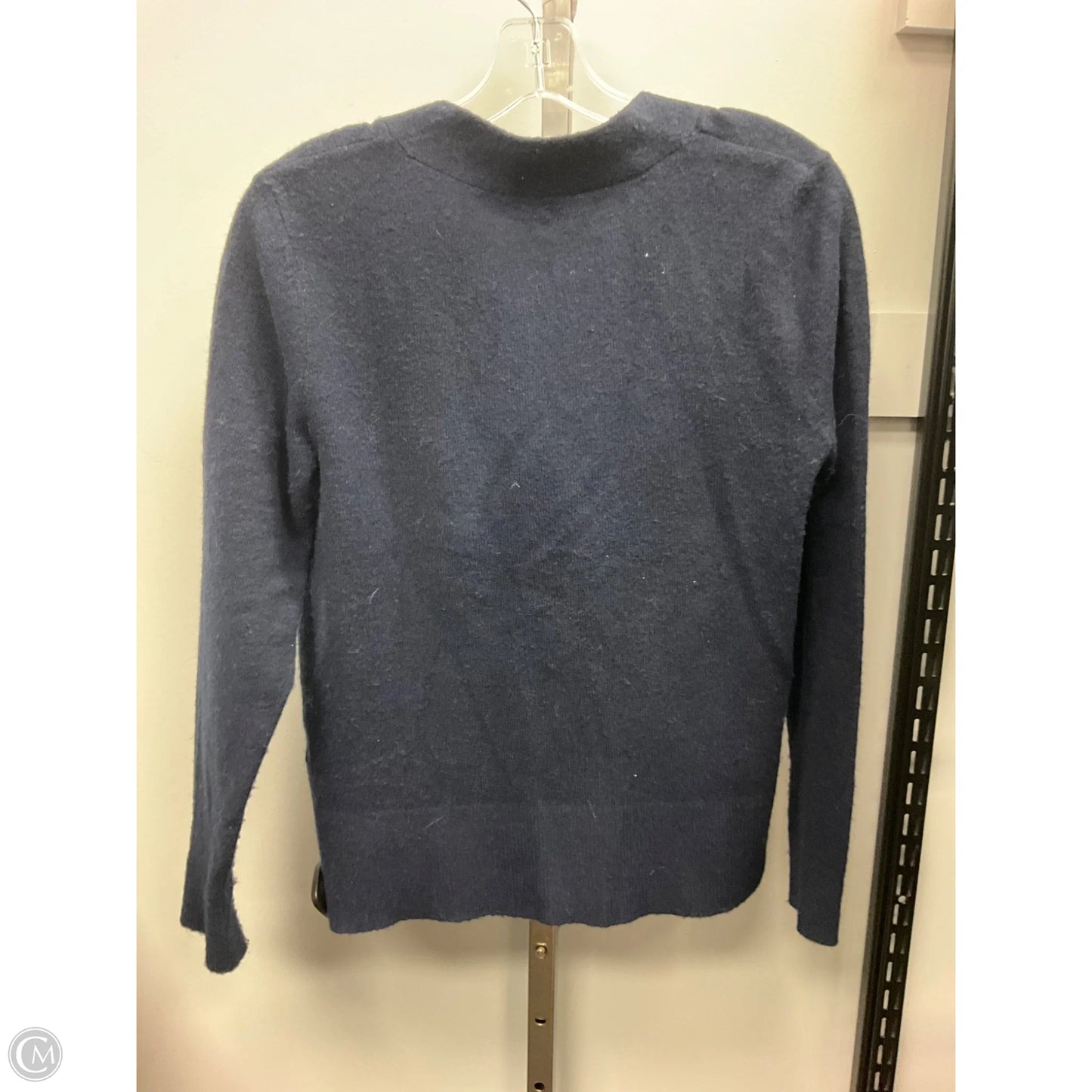 Sweater Cardigan By Talbots In Navy, Size: Mp