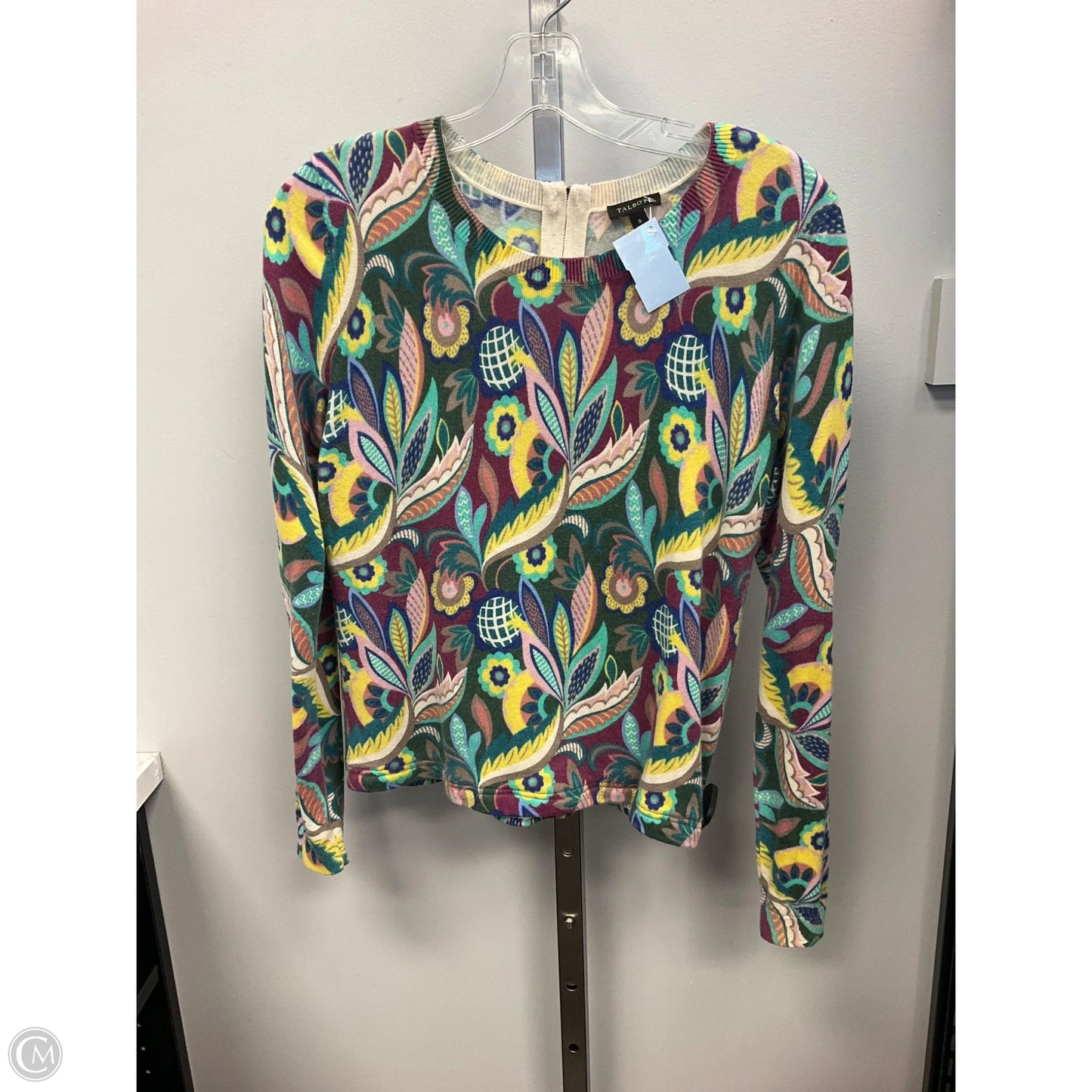 Top Long Sleeve By Talbots In Multi-colored, Size: S