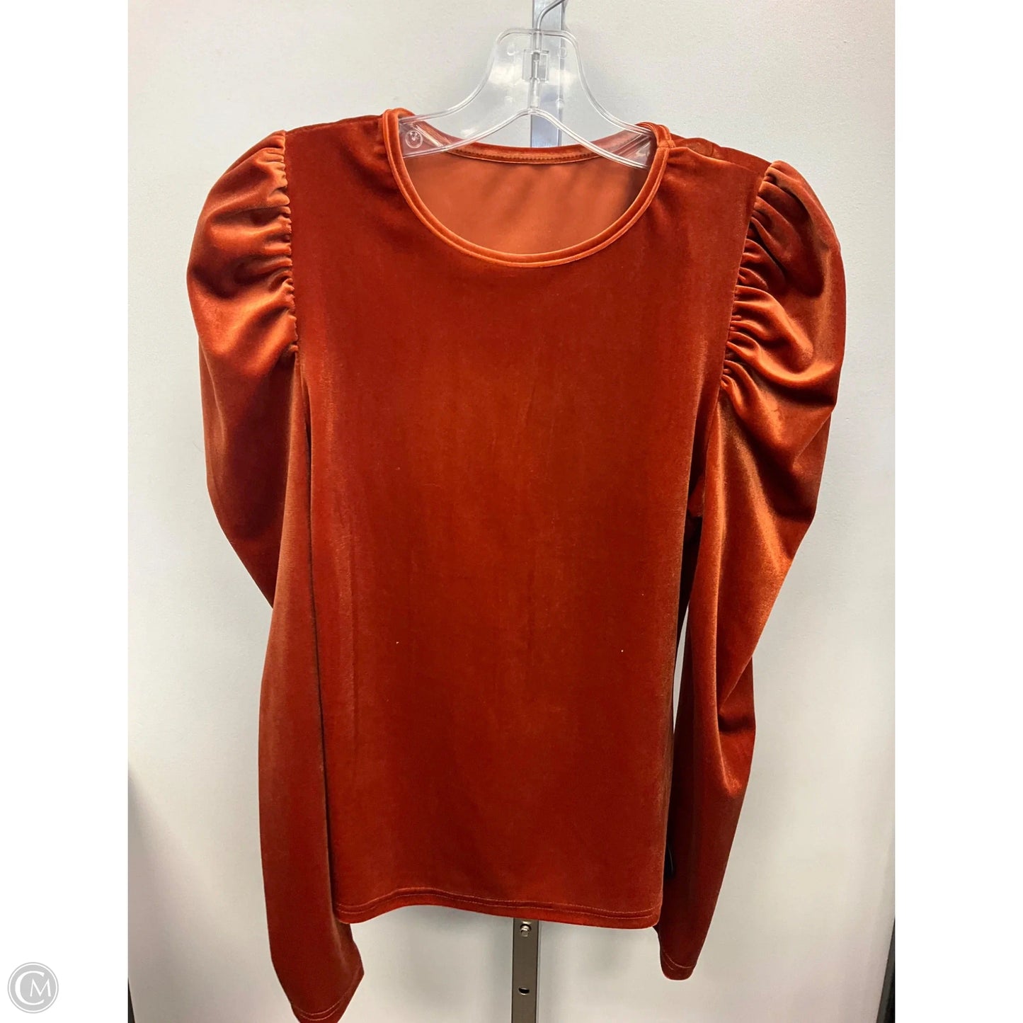 Top Long Sleeve By Shein In Copper, Size: M