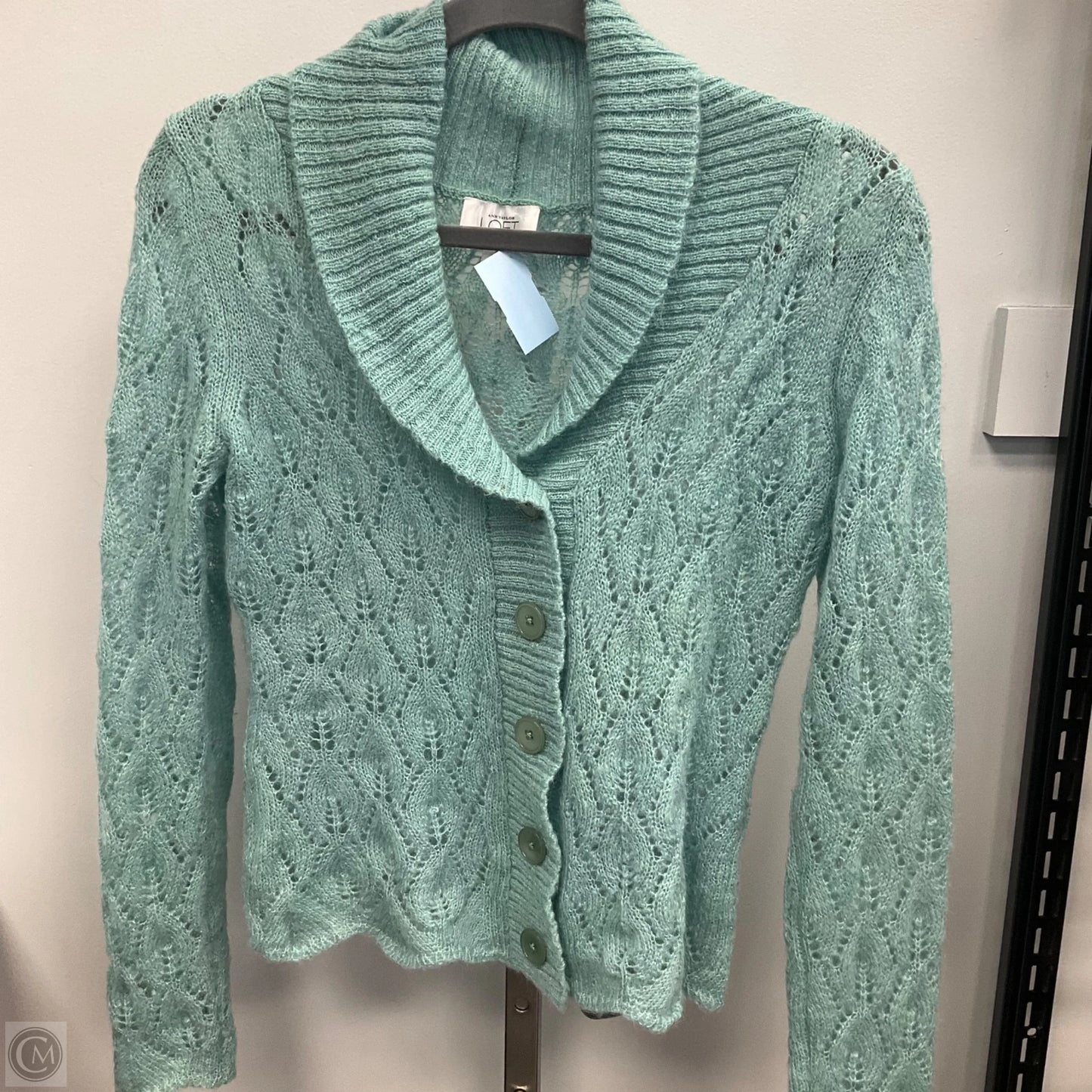 Sweater By Loft In Green, Size: Xs