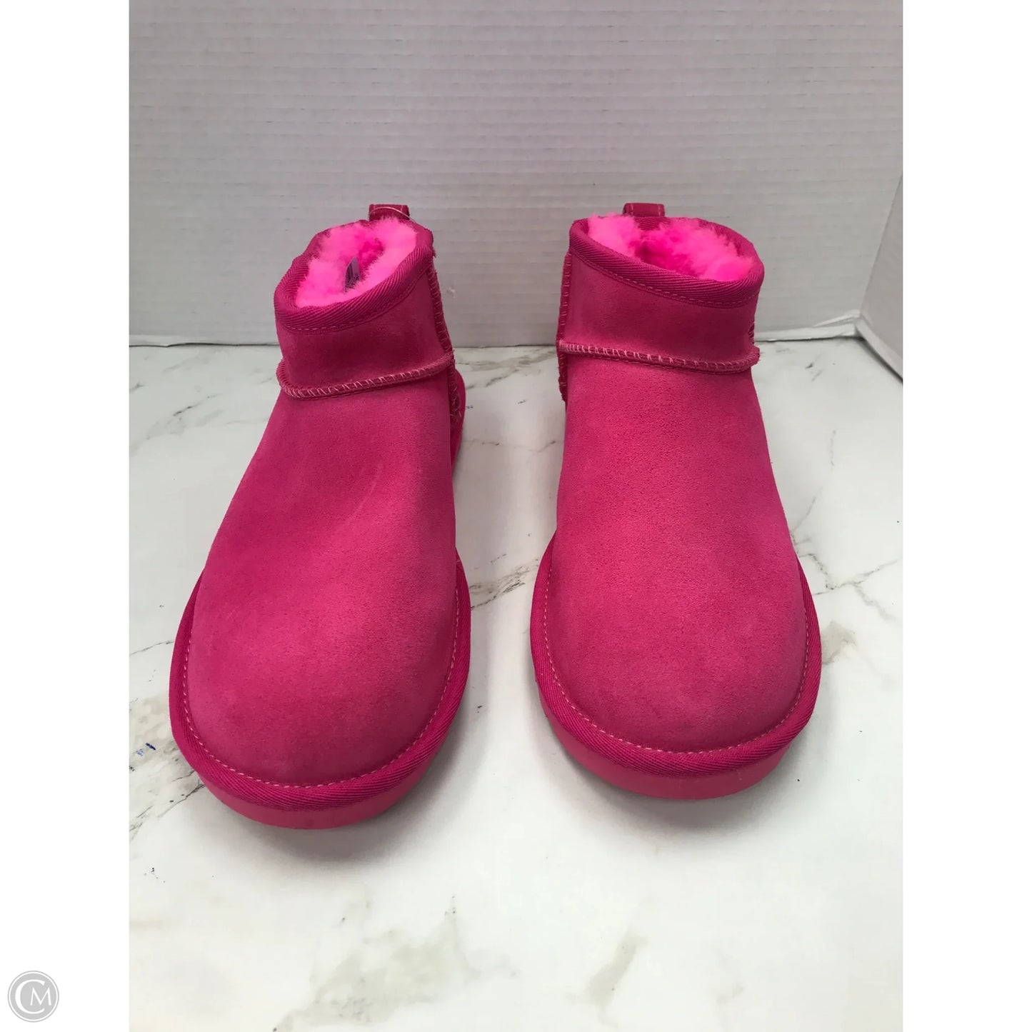 Boots Designer By Ugg In Pink, Size: 8