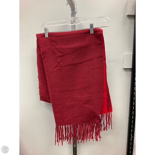 Shawl By Clothes Mentor In Red