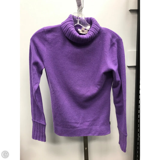 Sweater Cashmere By Clothes Mentor In Purple, Size: Xs