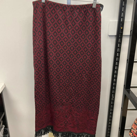 Skirt Maxi By Clothes Mentor In Black & Red, Size: M