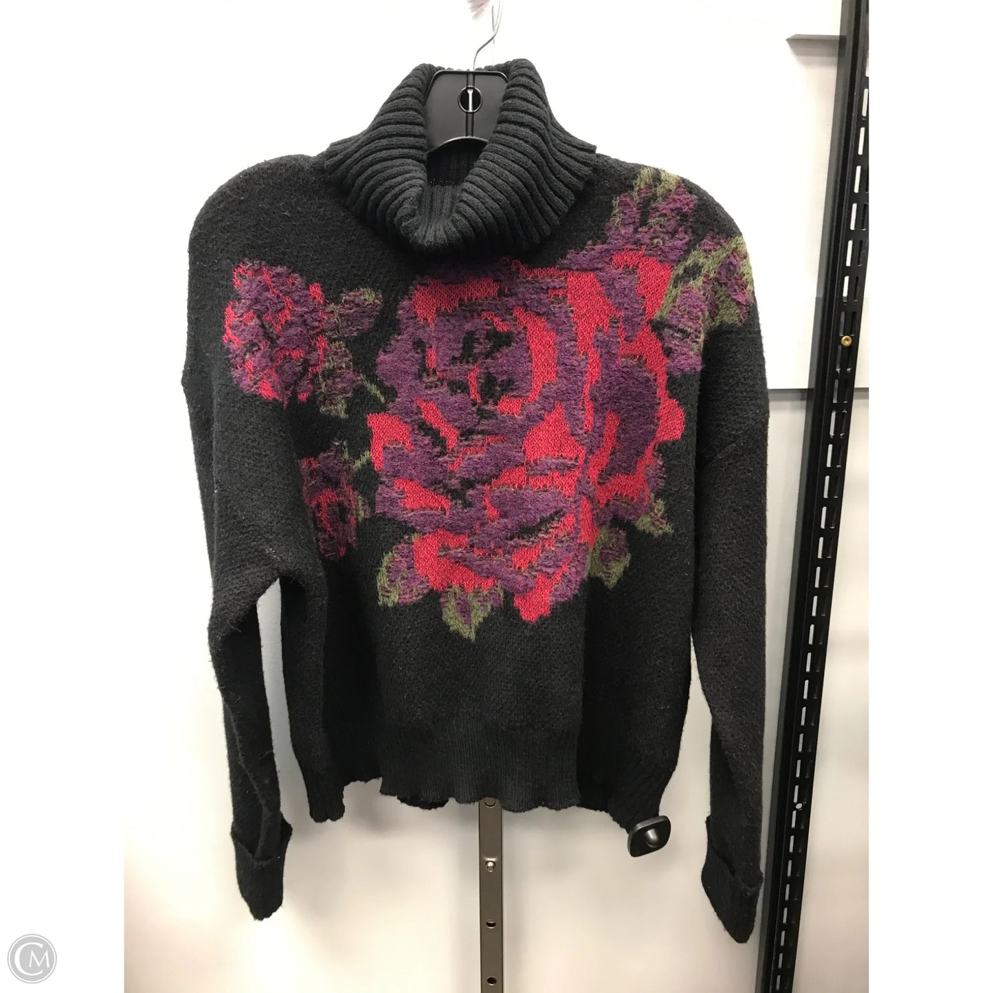 Sweater By So In Floral Print, Size: S