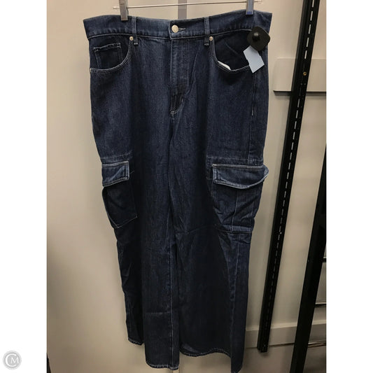 Jeans Wide Leg By Loft In Blue Denim, Size: 12