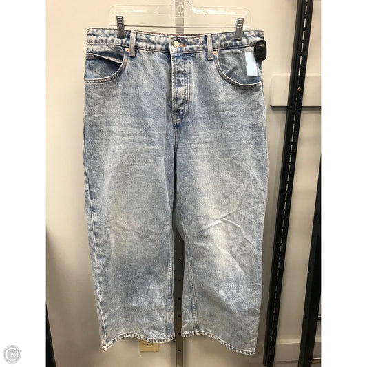 Jeans Wide Leg By We The Free In Blue Denim, Size: 10l