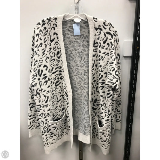Sweater By Chicos In Animal Print, Size: Xl