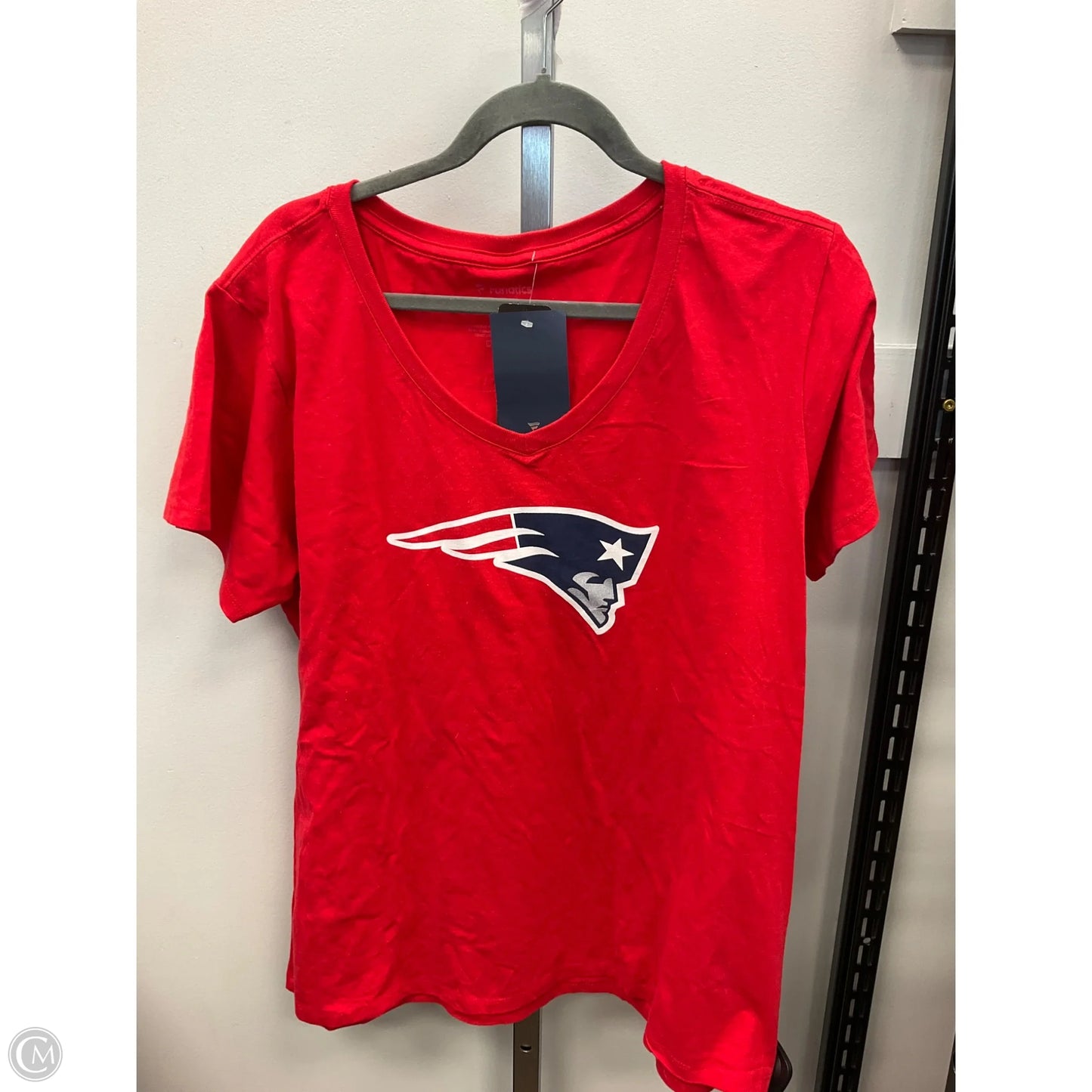 Top Short Sleeve By Fanatics In Red, Size: Xxl