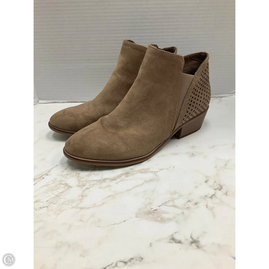 Boots Ankle Heels By Mia In Tan, Size: 9