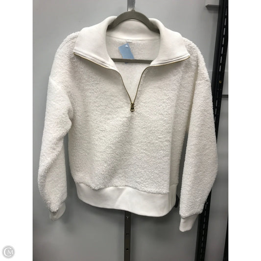 Sweater By Clothes Mentor In White, Size: M