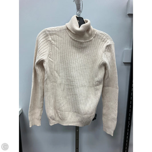 Top Long Sleeve By Cmc In Beige, Size: M