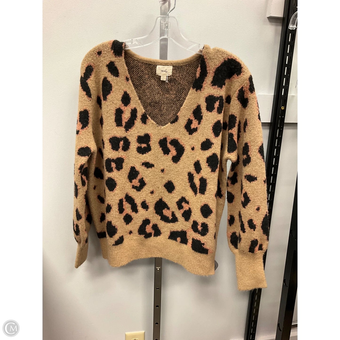 Sweater By Cmc In Animal Print, Size: L