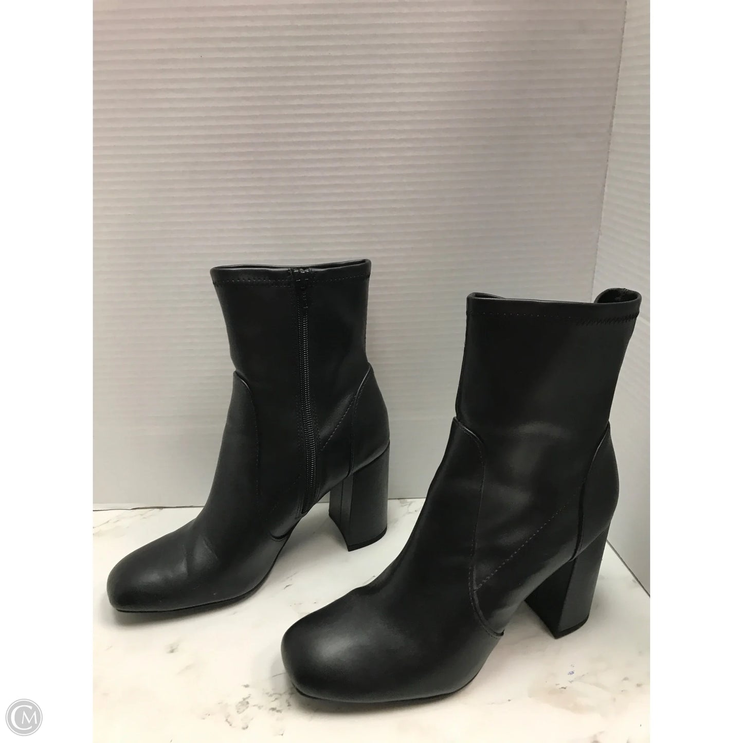 Boots Ankle Heels By A New Day In Black, Size: 9