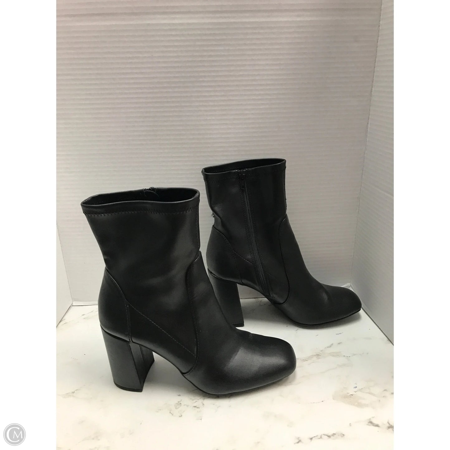 Boots Ankle Heels By A New Day In Black, Size: 9