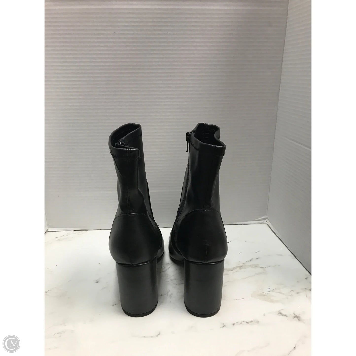 Boots Ankle Heels By A New Day In Black, Size: 9