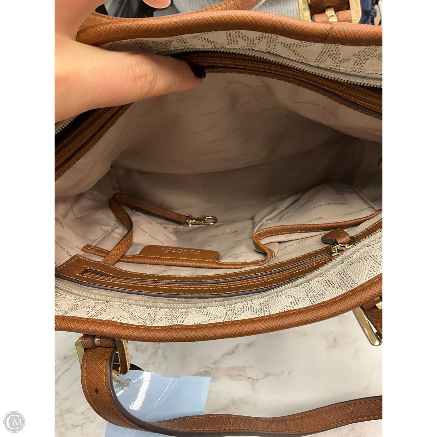 Tote Designer By Michael Kors, Size: Small