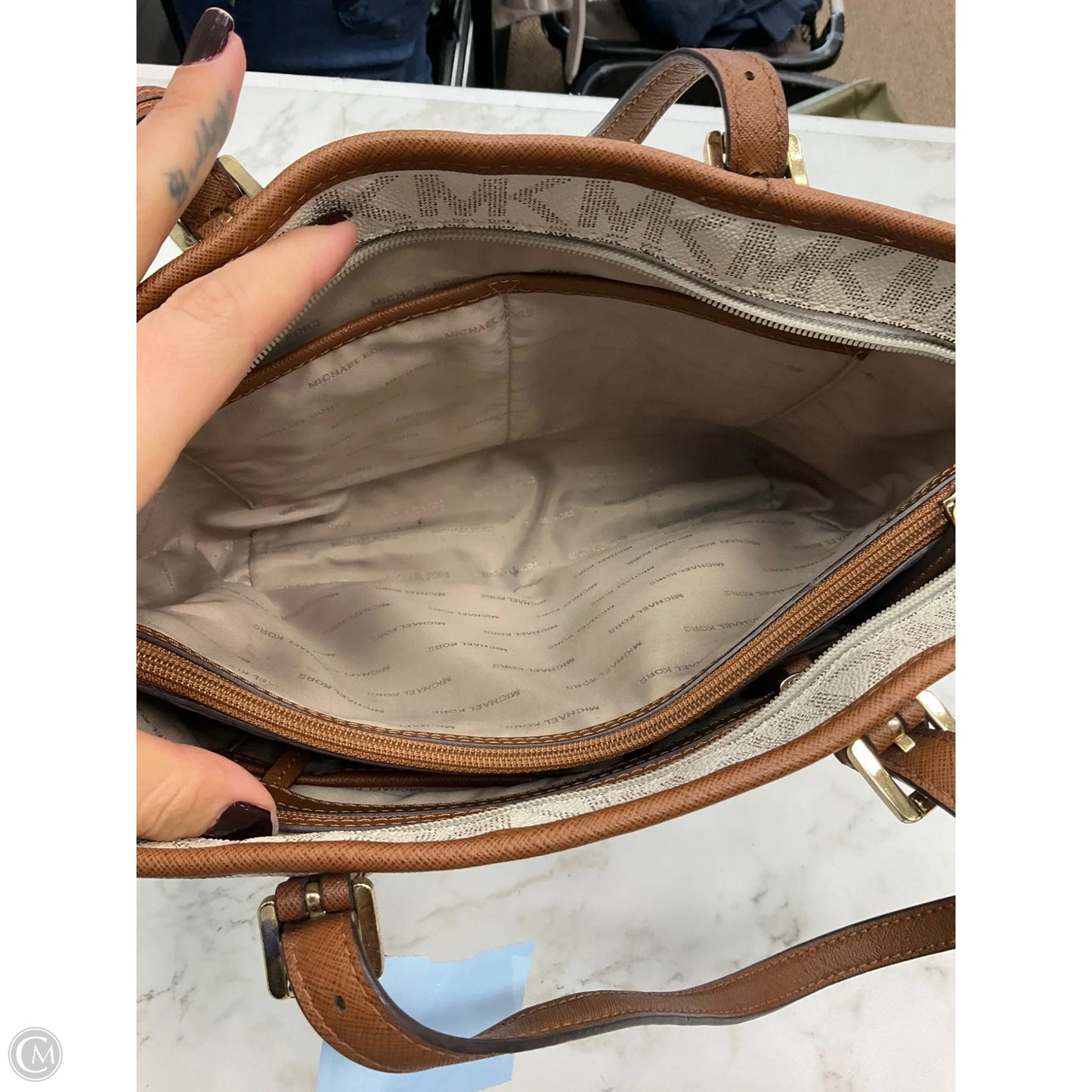 Tote Designer By Michael Kors, Size: Small