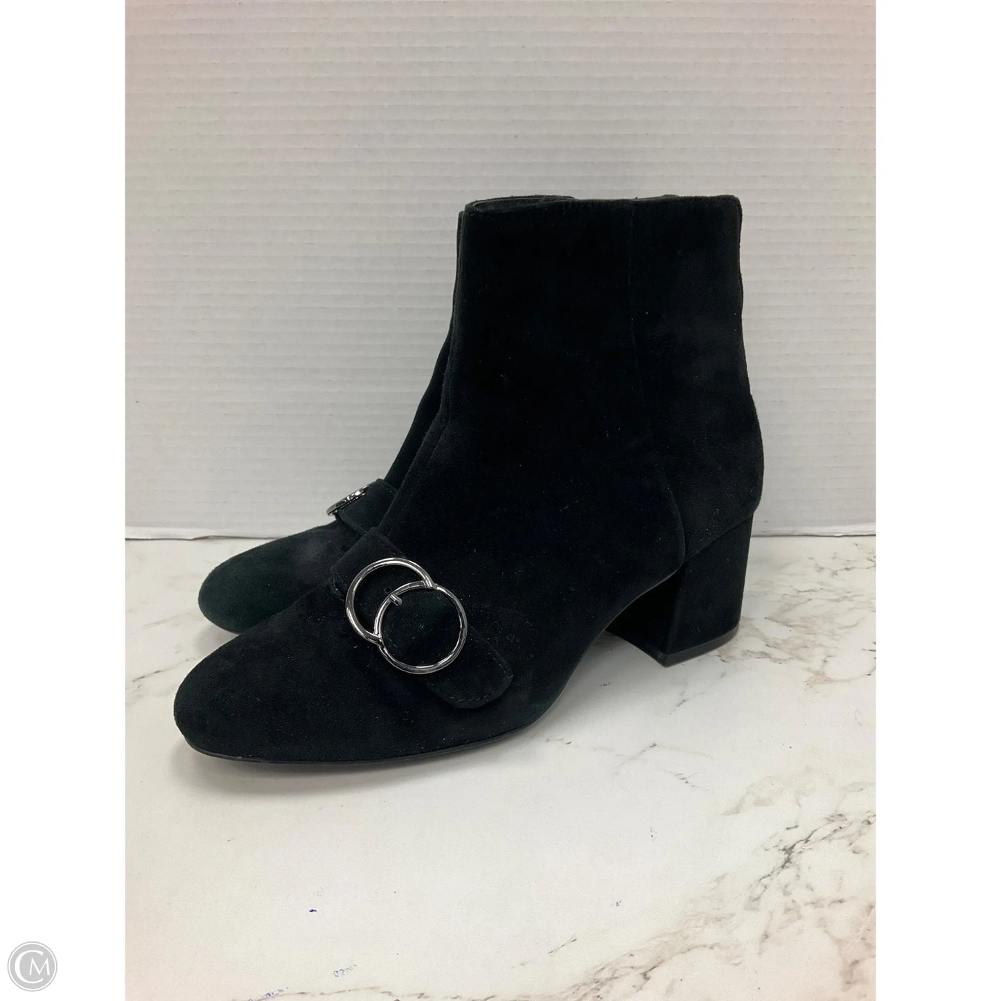 Boots Ankle Heels By Bleecker & Bond In Black, Size: 8