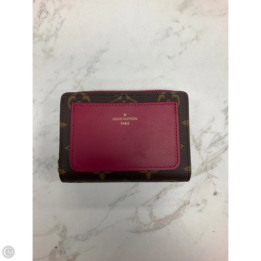 Wallet Luxury Designer By Louis Vuitton, Size: Small