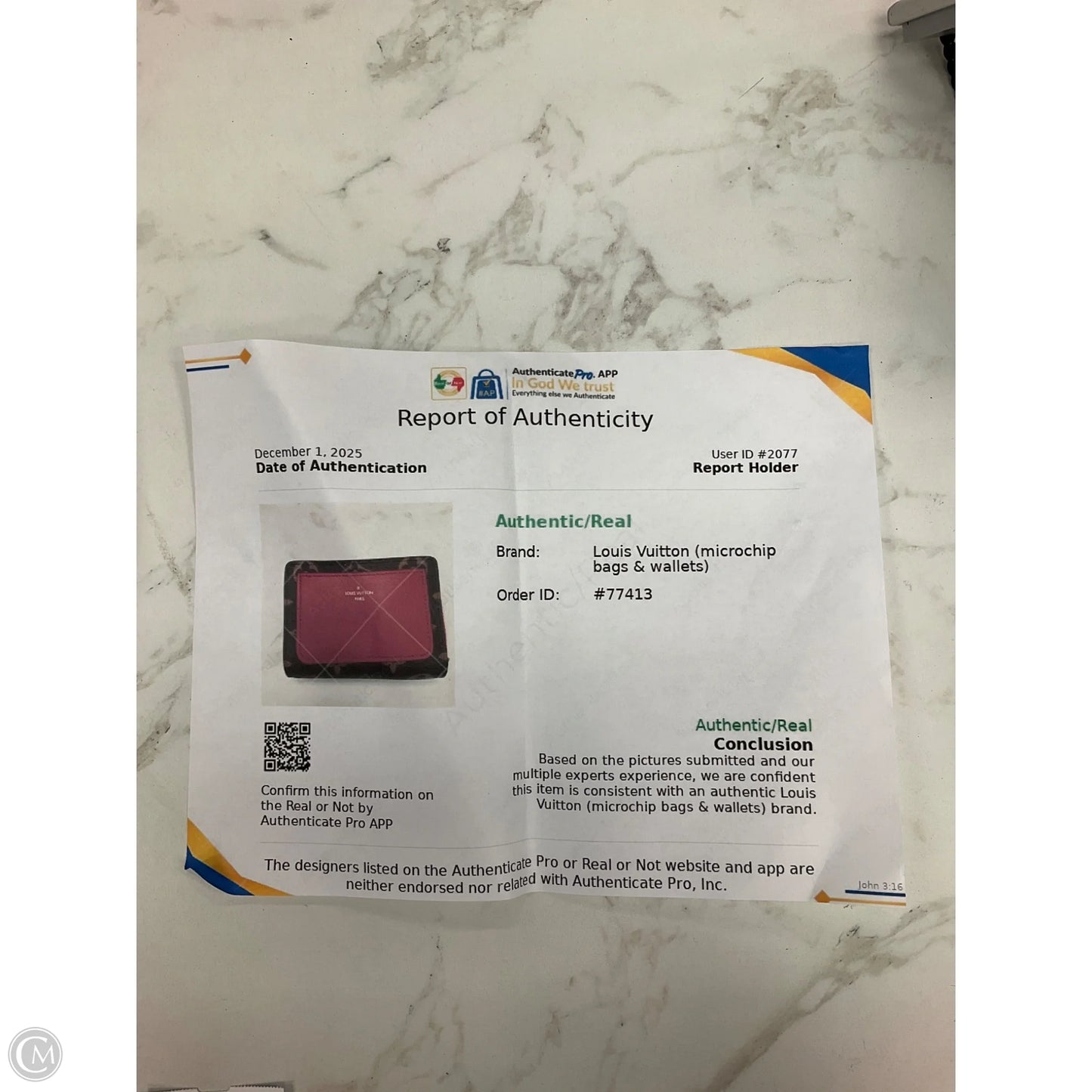 Wallet Luxury Designer By Louis Vuitton, Size: Small