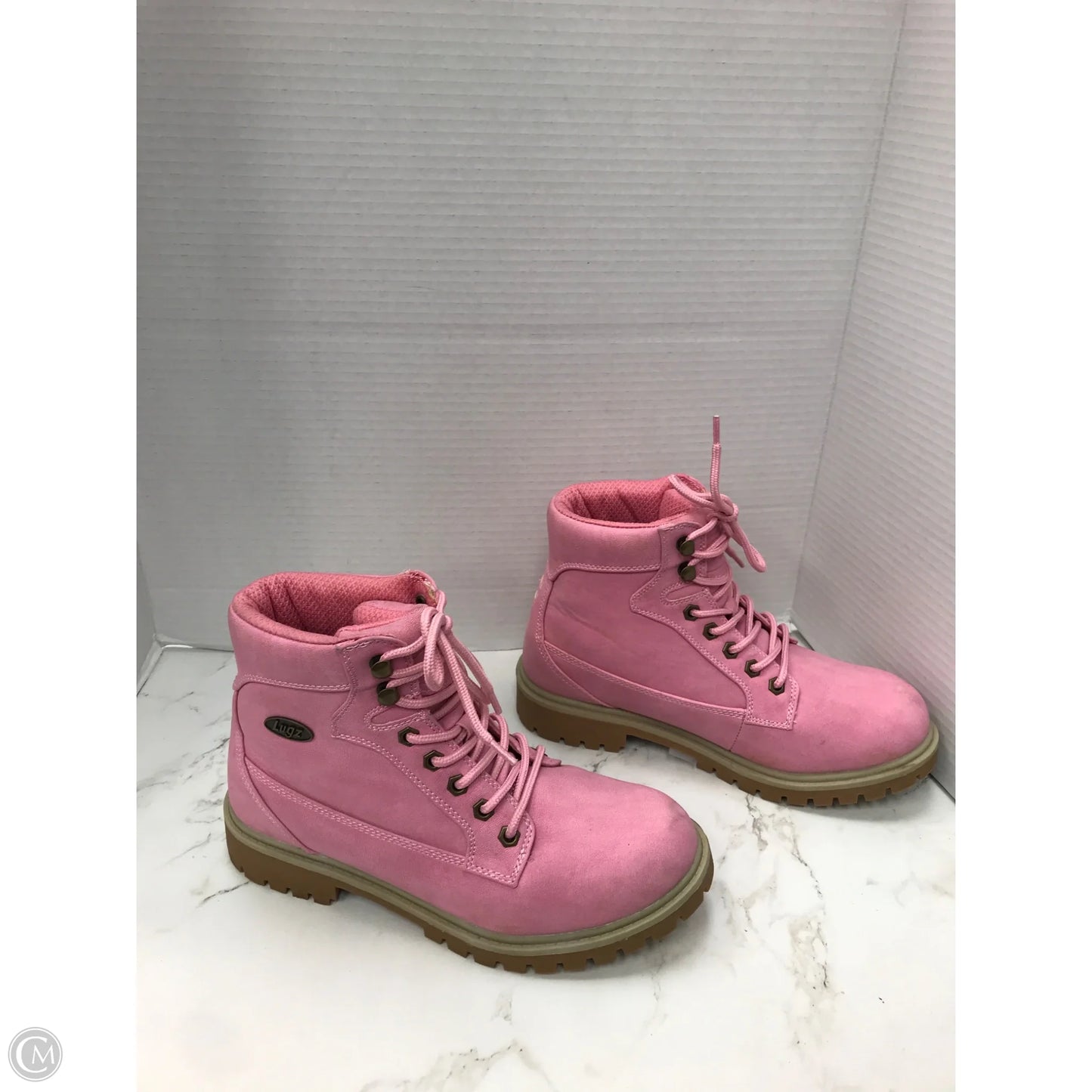 Boots Hiking By Cmc In Pink, Size: 9