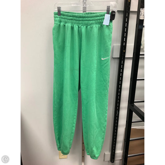 Athletic Pants By Nike In Green, Size: S