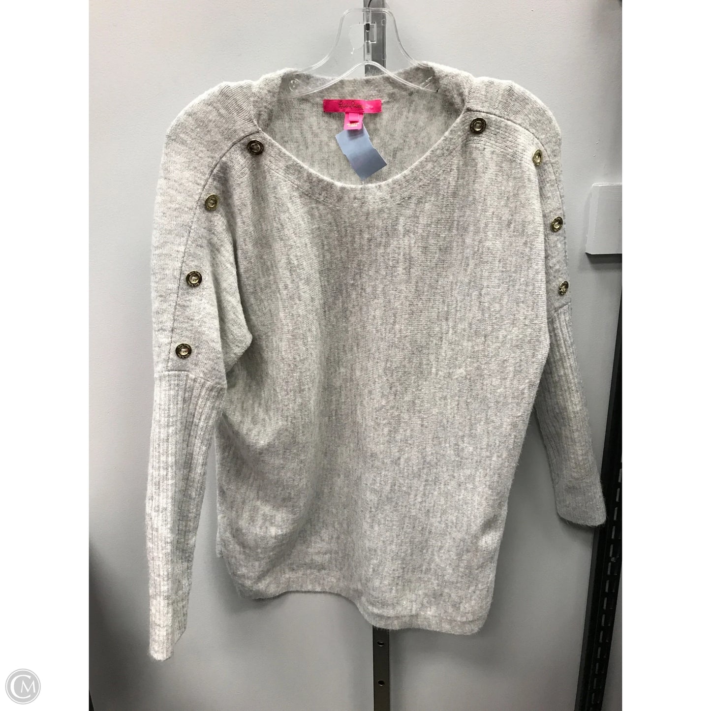 Sweater Designer By Lilly Pulitzer In Grey, Size: S