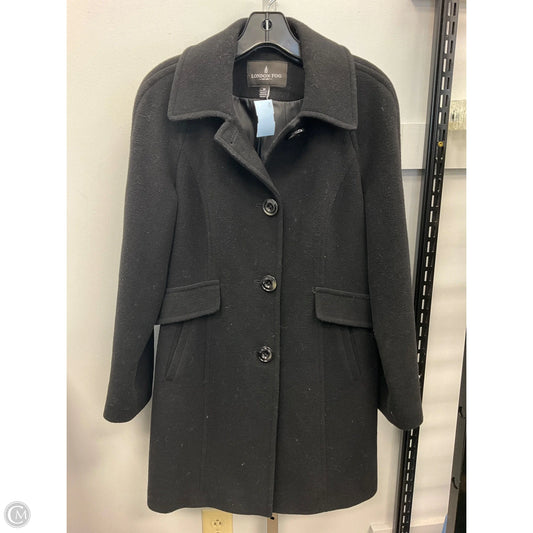 Coat Wool By London Fog In Black, Size: M