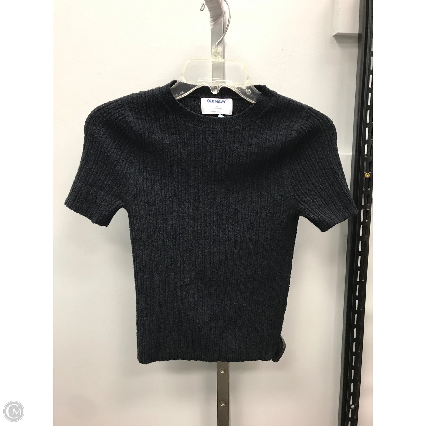 Top Short Sleeve By Old Navy In Black, Size: Xs