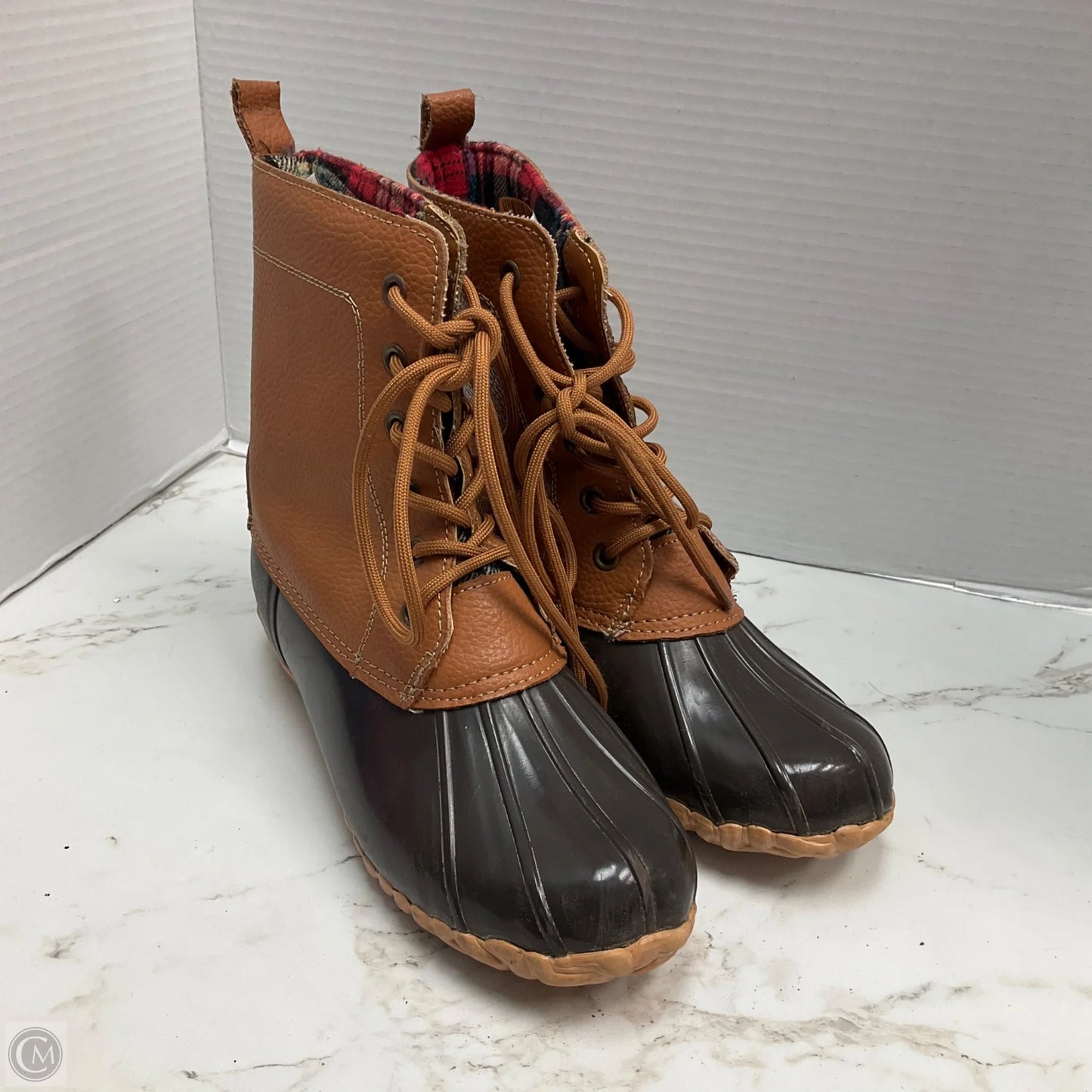 Boots Rain By Sporto In Brown, Size: 8