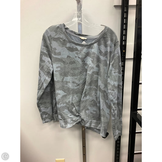 Top Long Sleeve By Jane And Delancey In Grey, Size: Xl