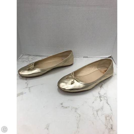 Shoes Flats By Sam Edelman In Gold, Size: 8