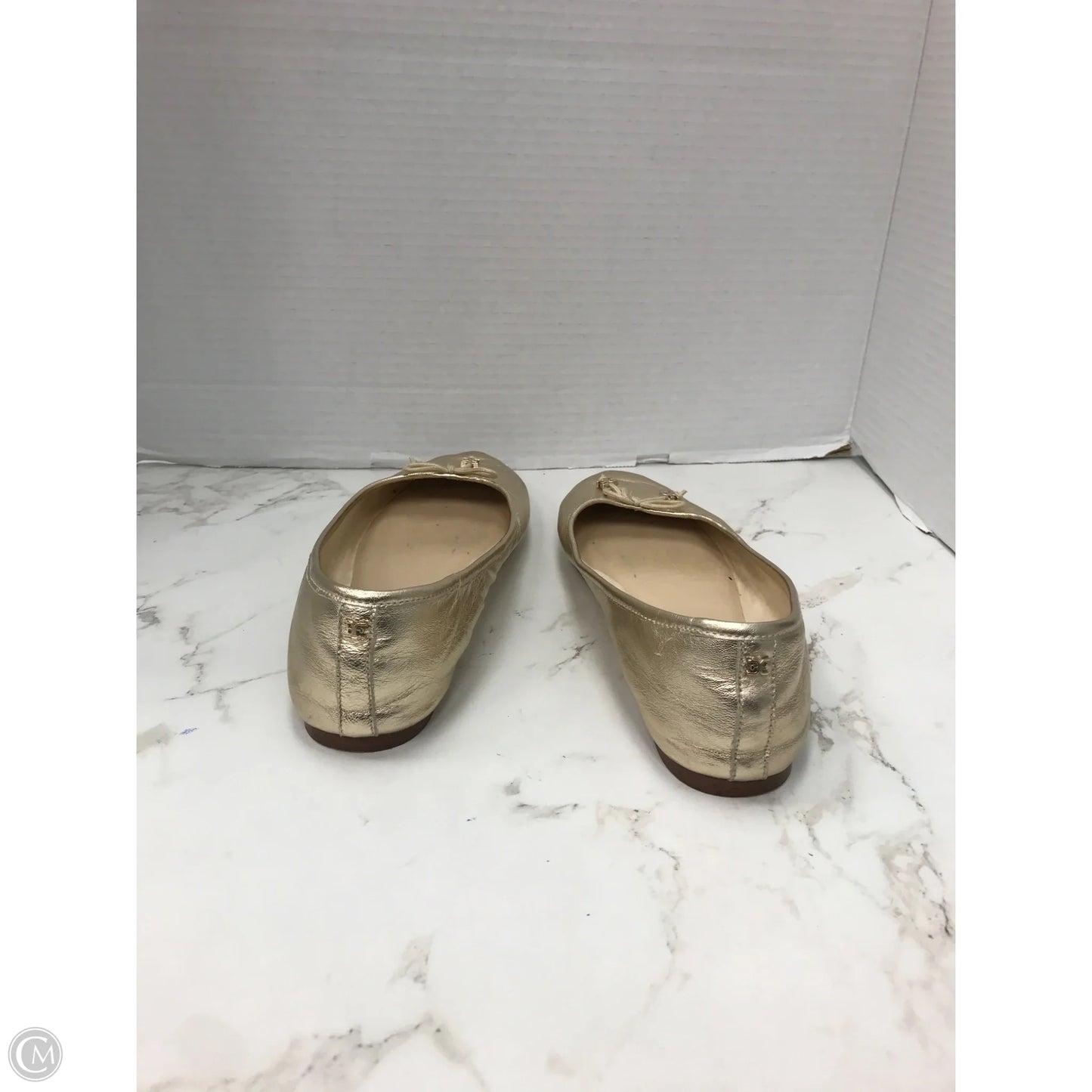 Shoes Flats By Sam Edelman In Gold, Size: 8