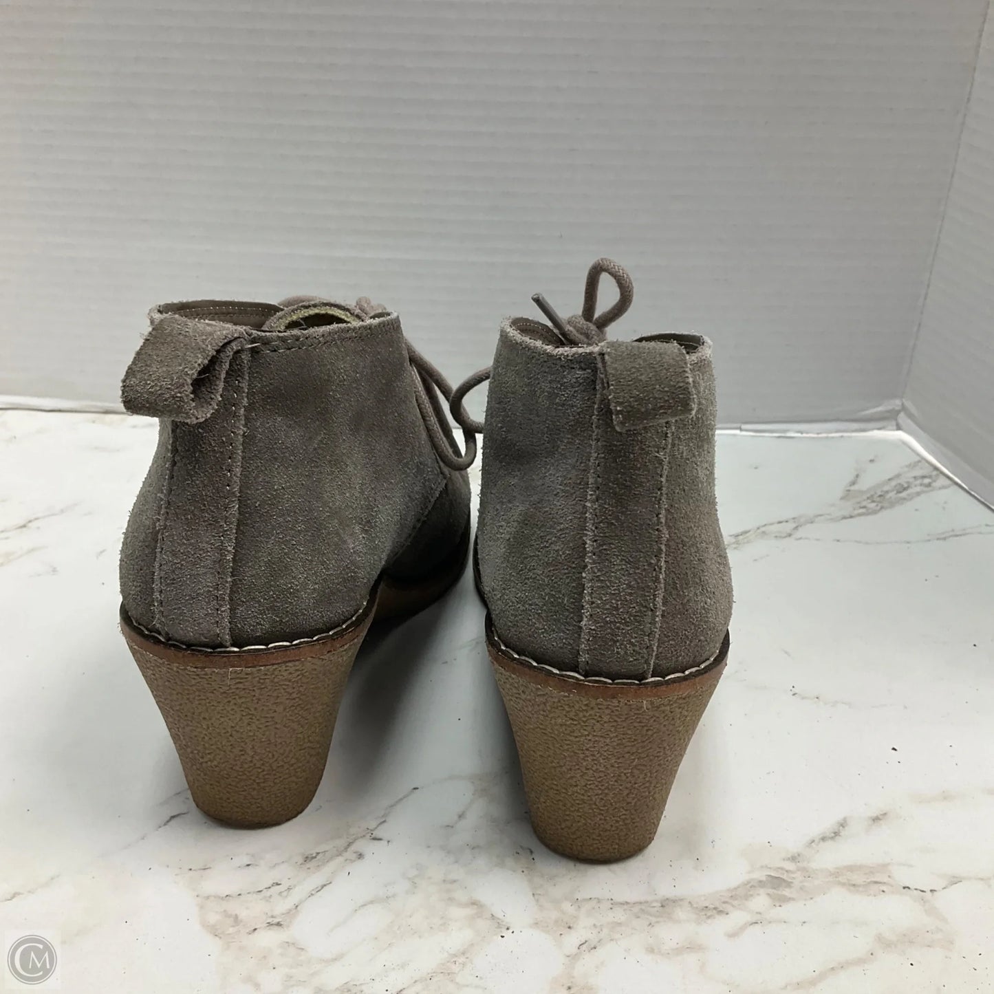 Shoes Heels Wedge By White Mountain In Grey, Size: 6.5