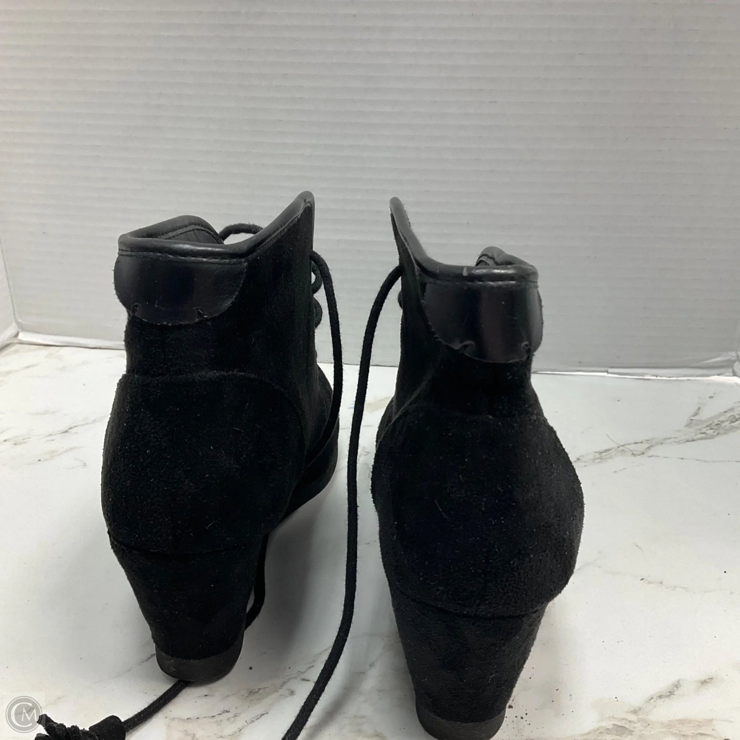Boots Ankle Heels By Madden Girl In Black, Size: 7.5
