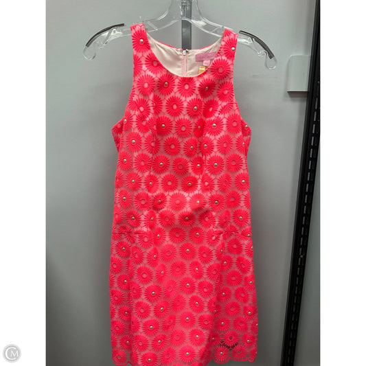 Dress Designer By Lilly Pulitzer In Coral, Size: 0