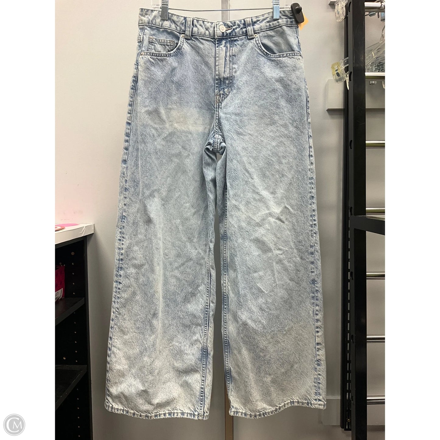 Jeans Wide Leg By Divided In Blue, Size: 8