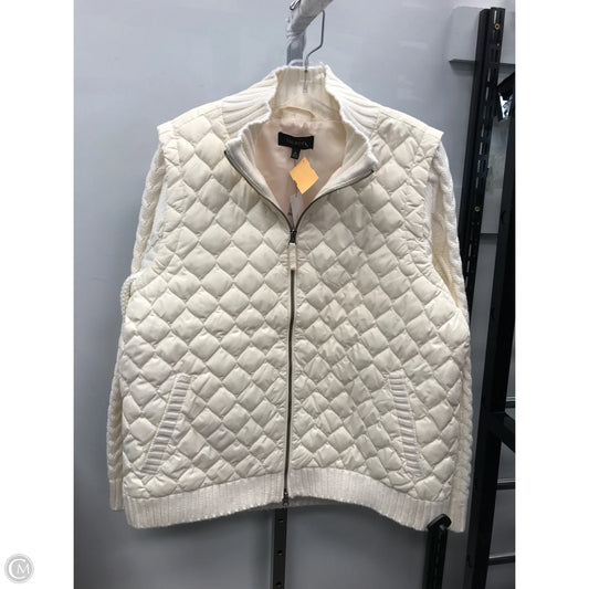 Jacket Puffer & Quilted By Talbots In Cream, Size: Xl