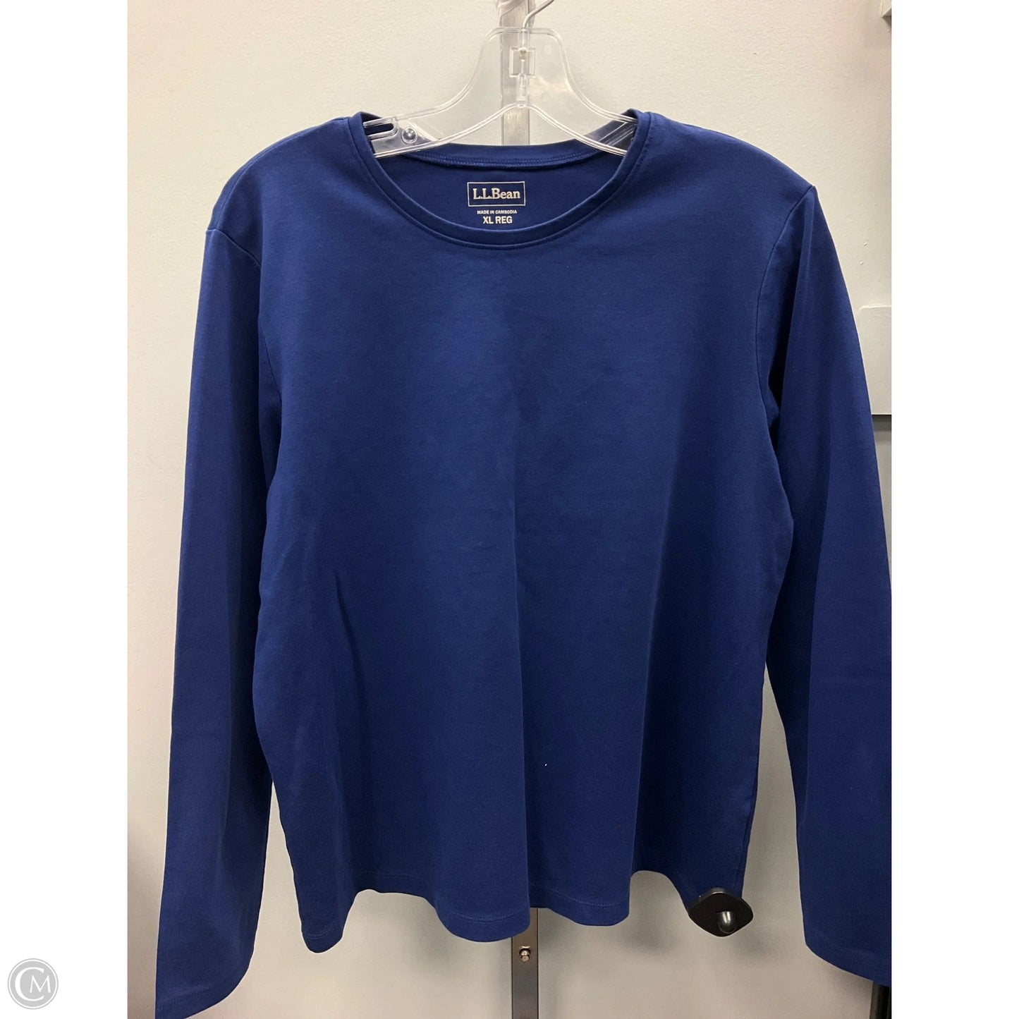 Top 3/4 Sleeve Basic By L.l. Bean In Navy, Size: Xl