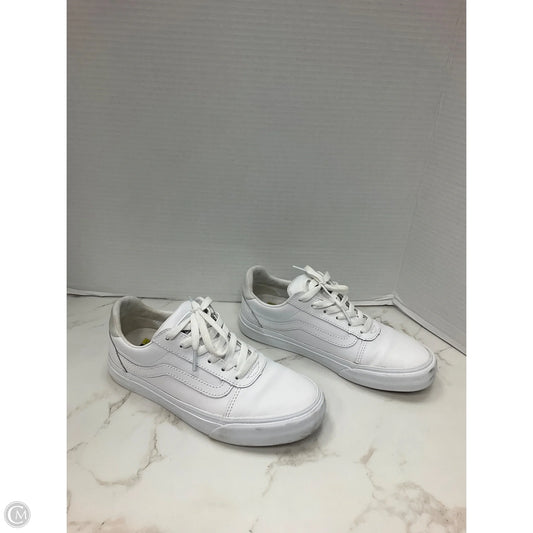 Shoes Sneakers By Vans In White, Size: 7