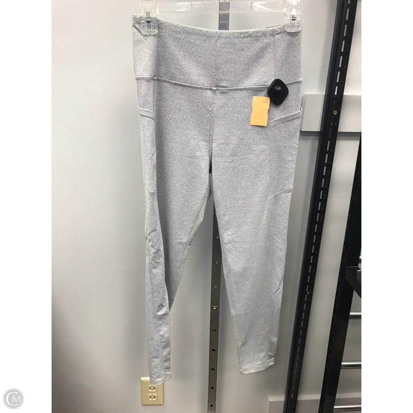 Athletic Leggings By Kyodan In Grey, Size: M